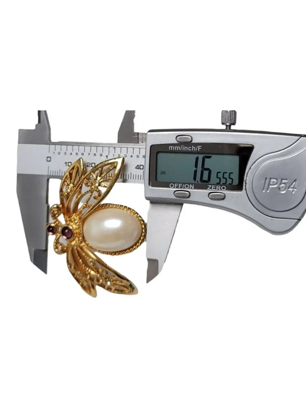 Avon Vintage Gold Tone Faux Pearl 